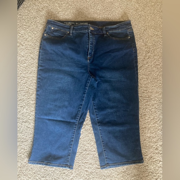 Ann Taylor Loft & Talbots lot of capris and skirt Size 16 - Picture 6 of 8